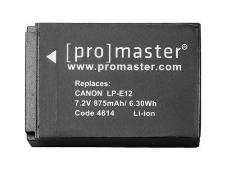 ProMaster Replacement Rechargeable Li-Ion for Canon LP-E12 Online now