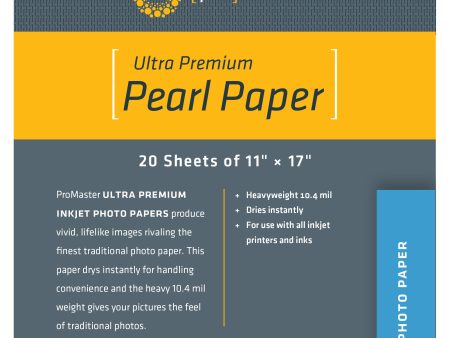 ProMaster Ultra Premium Pearl Paper - 11 x17  - 20 Sheets on Sale