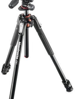 Manfrotto 190XPRO3 Aluminum 3-Section Tripod with 3-Way Head For Cheap