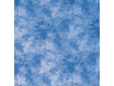 ProMaster Cloud Dyed Backdrop - 10 x20  - Medium Blue Online now