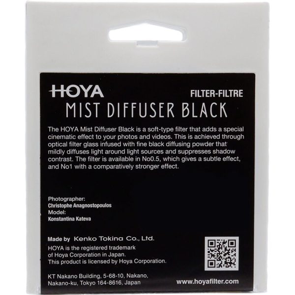 Hoya 55mm Mist Diffuser Black No. 1 Filter Online