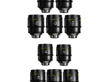 DZOFilm Arles FF VV 10-Lens 14 21 25 35 40 50 75 100 135 180mm Set (ARRI PL) For Discount