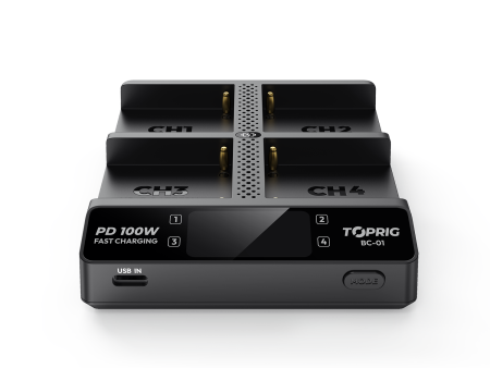 Accsoon TopRig 100W 4-Bay NP- F Fast Charger For Sale