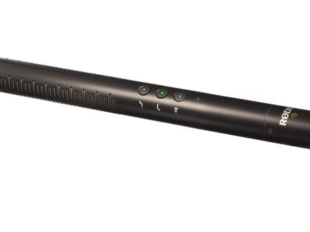 RØDE NTG4 Shotgun Microphone with Digital Switches & Rechargable Lithium Battery Supply