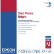 Epson Cold Press Bright Textured Paper 8.5x11” (25) Supply