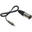 Sennheiser CL100 1 8  Male Mini Jack to XLR-Male Connector Cable For Sale