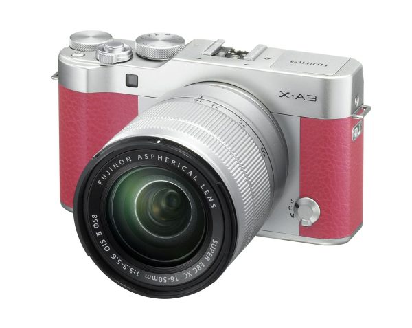 Fujifilm X-A3 Pink Digital Camera with XC 16-50mm f3.5-5.6 Lens Online