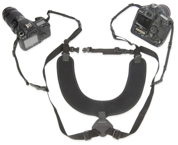 OP TECH Dual Harness, Regular, 3 8 , Black Fashion