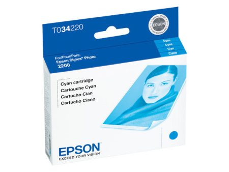 Epson T034220 2200 Photo Cyan Ink on Sale