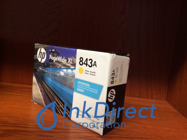 HP C1Q60A  843A  Ink Jet Cartridge Yellow PageWide  XL 4000 MFP4500 MFP For Discount