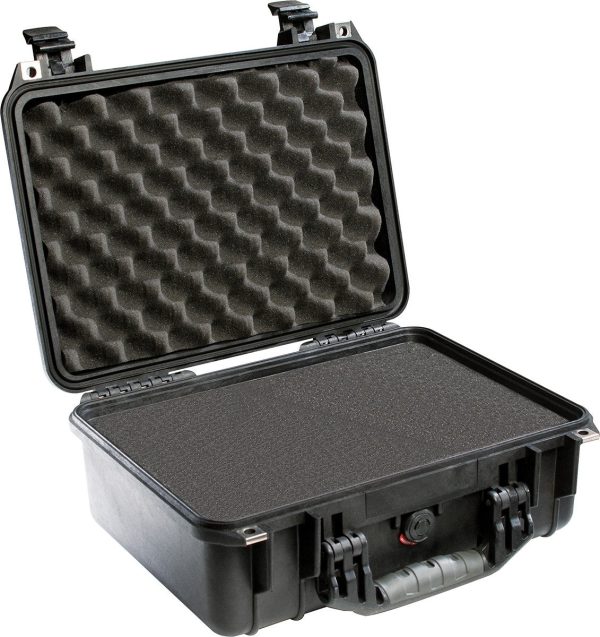 Pelican 1450 Case Black   Foam For Sale