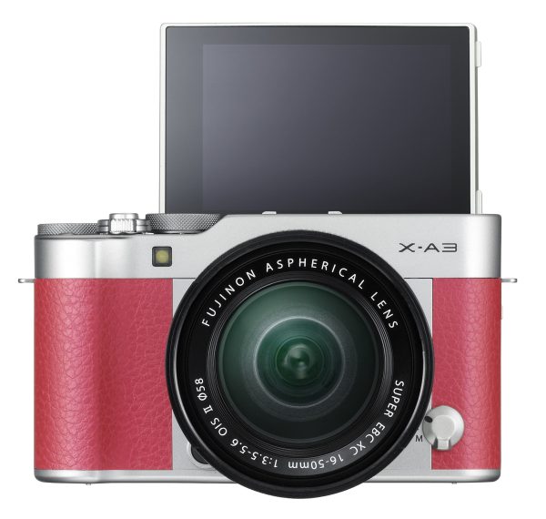 Fujifilm X-A3 Pink Digital Camera with XC 16-50mm f3.5-5.6 Lens Online