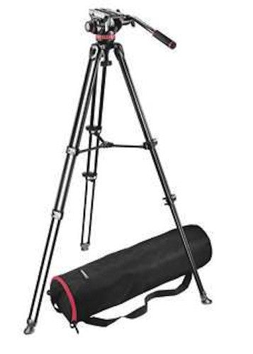 Manfrotto Video MVH502A, MVT502AM Tripod System w Bag Online Sale