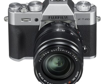 Fujifilm X-T20 Body with XF 18-55mm Lens Kit (Silver) For Sale