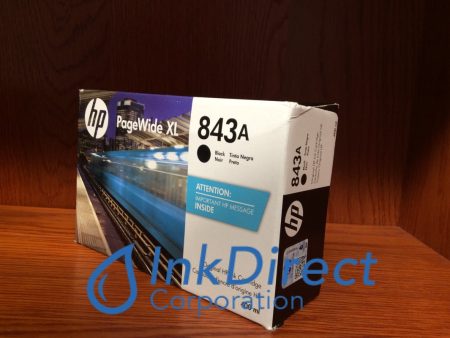 HP C1Q57A  843A Ink Jet Cartridge Black PageWide  XL 4000 MFP4500 MFP on Sale