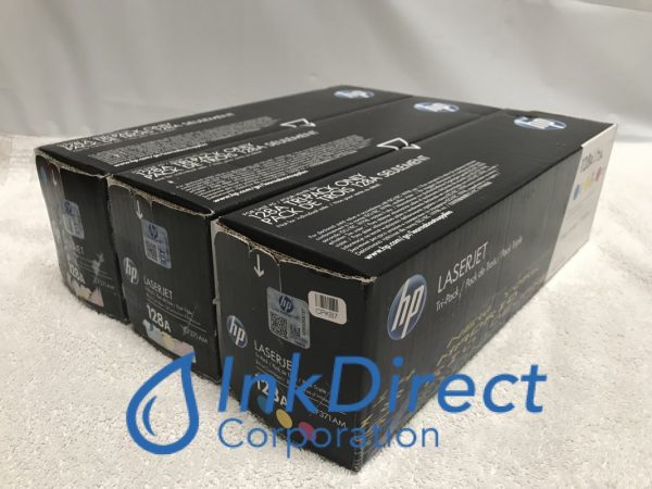 HP CF371AM ( CE321A CE322A CE323A ) HP 128A Tri - Pack Toner Cartridge Tri-Color CM1415 CP1525NW Online Sale