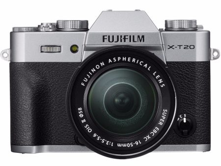 Fujifilm X-T20 Body with XC 16-50mm Lens Kit (Silver) on Sale