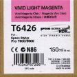 Epson T642600 7900 7890 9890 9900 Ultrachrome HDR Ink 150ml Vivid Light Magenta Online now