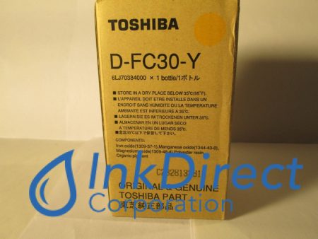 Genuine Toshiba DFC30Y D-FC30-Y  D-FC30-Y Developer Yellow Fashion