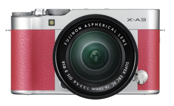 Fujifilm X-A3 Pink Digital Camera with XC 16-50mm f3.5-5.6 Lens Online