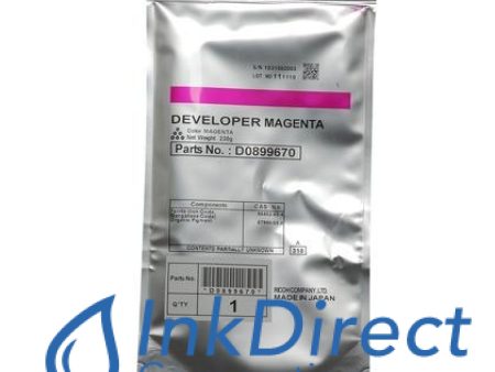 Genuine Ricoh D0899670 D089-9670   Developer Magenta Online Hot Sale